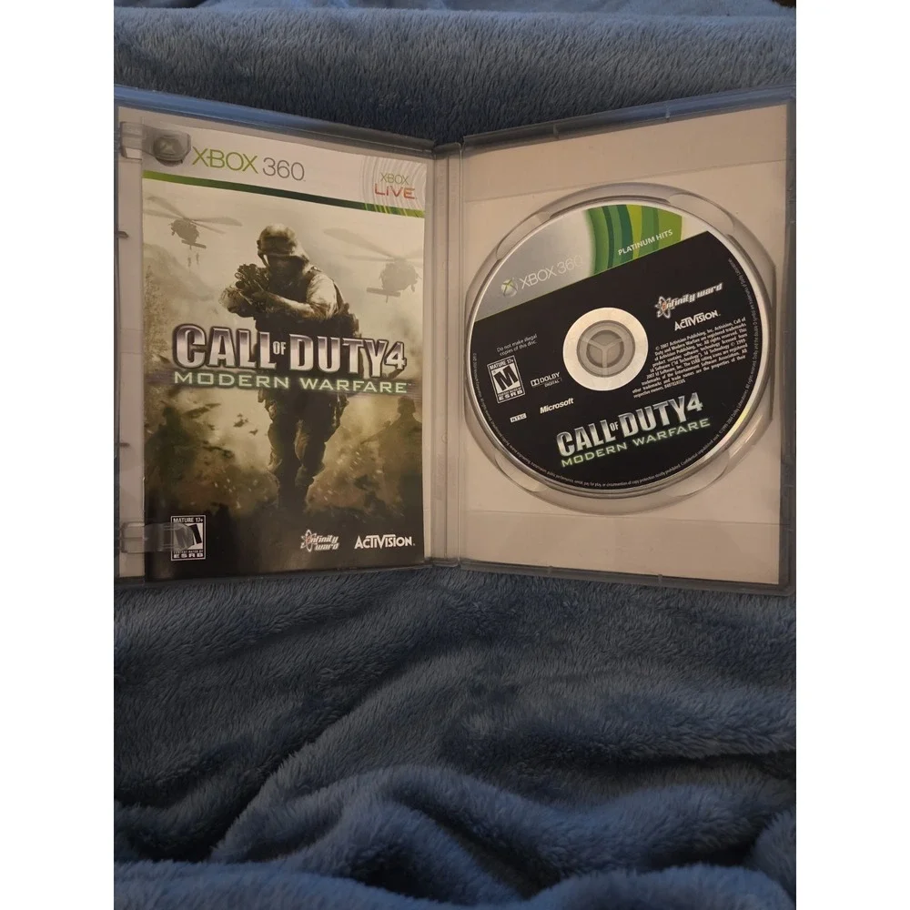 Call of Duty 4 Modern Warfare Xbox 360: Working, CIB - Tested
